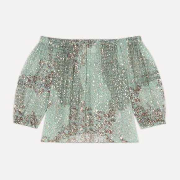 ba&sh Off Shoulder Olga Top NWT - Picture 2 of 12